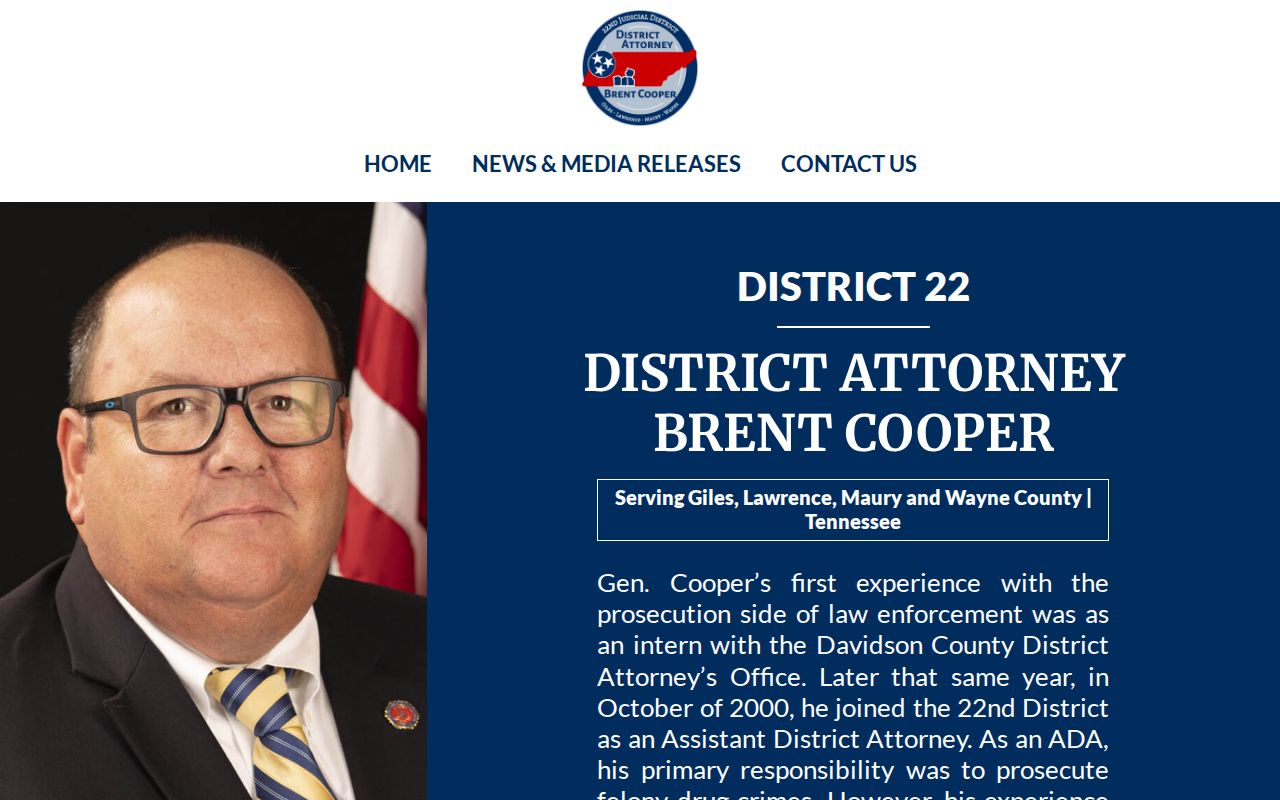Wayne County criminal court cases District Attorney profile